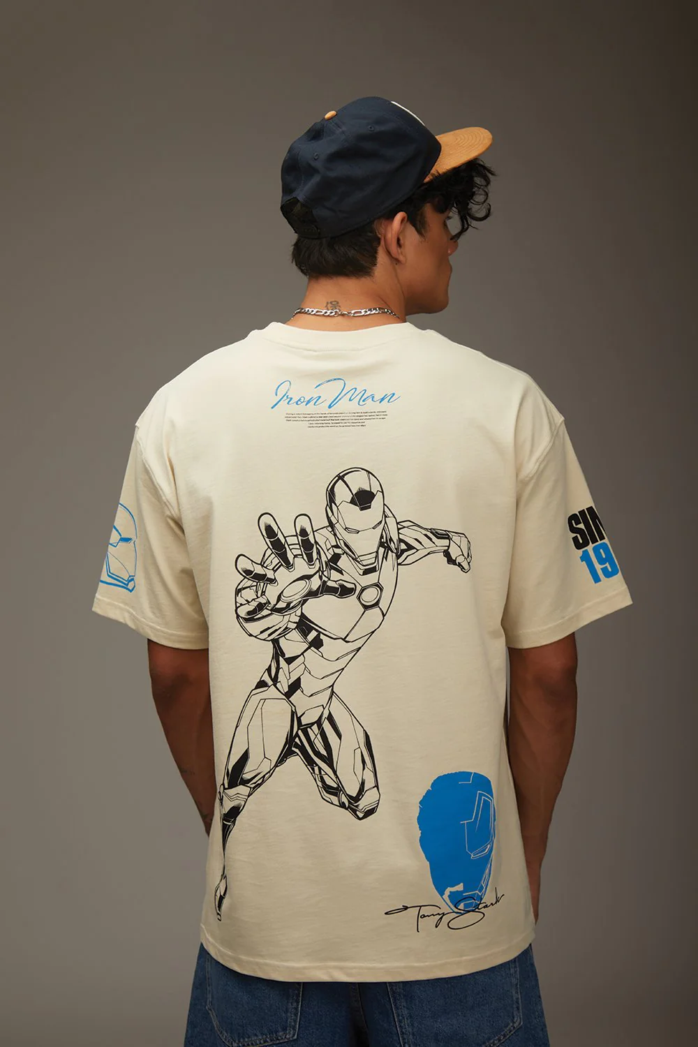 Signature Iron Man Oversized T-shirt - Image 9
