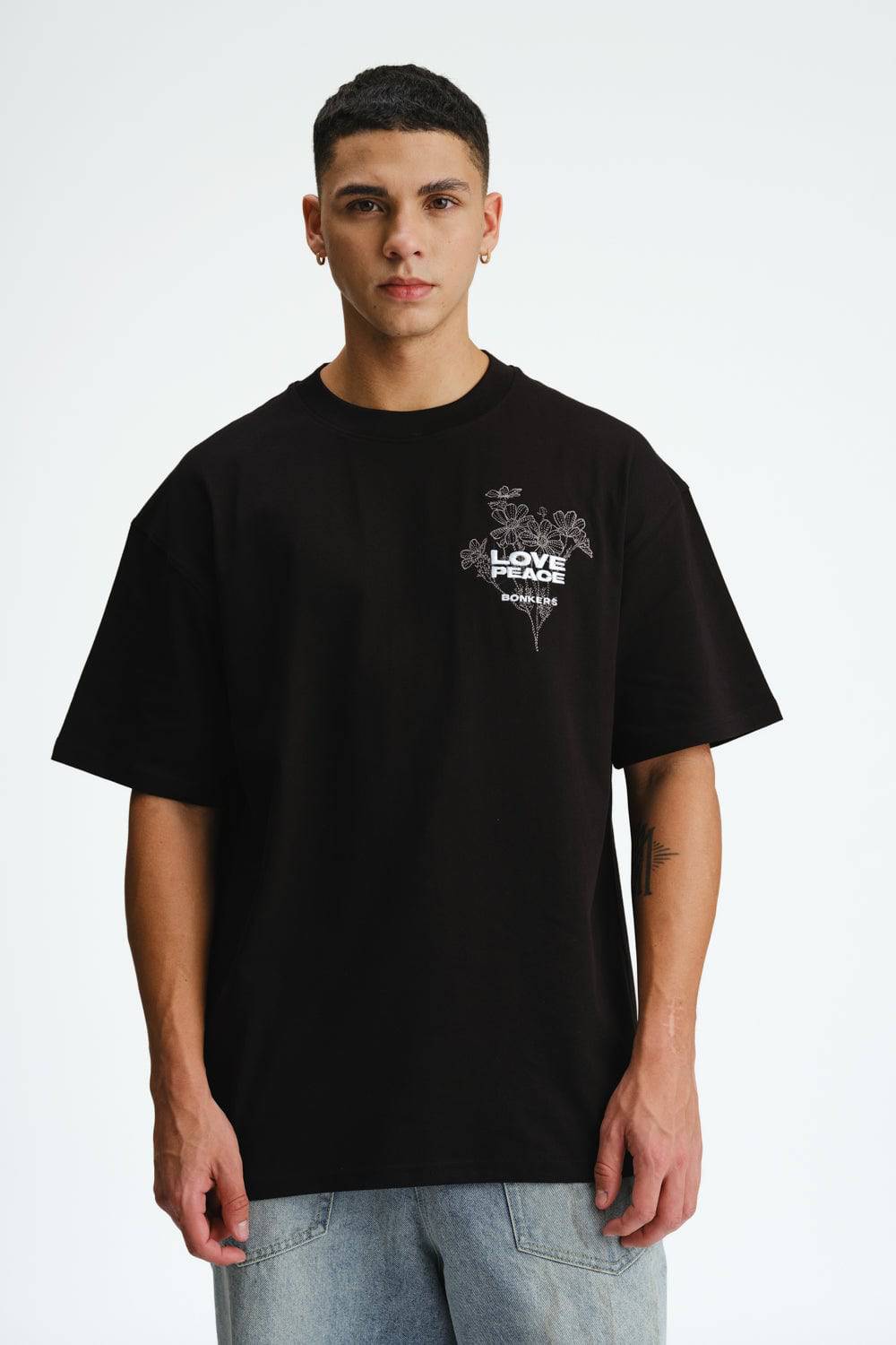 Signature Love And Peace Premium Oversized T-shirt - Image 8
