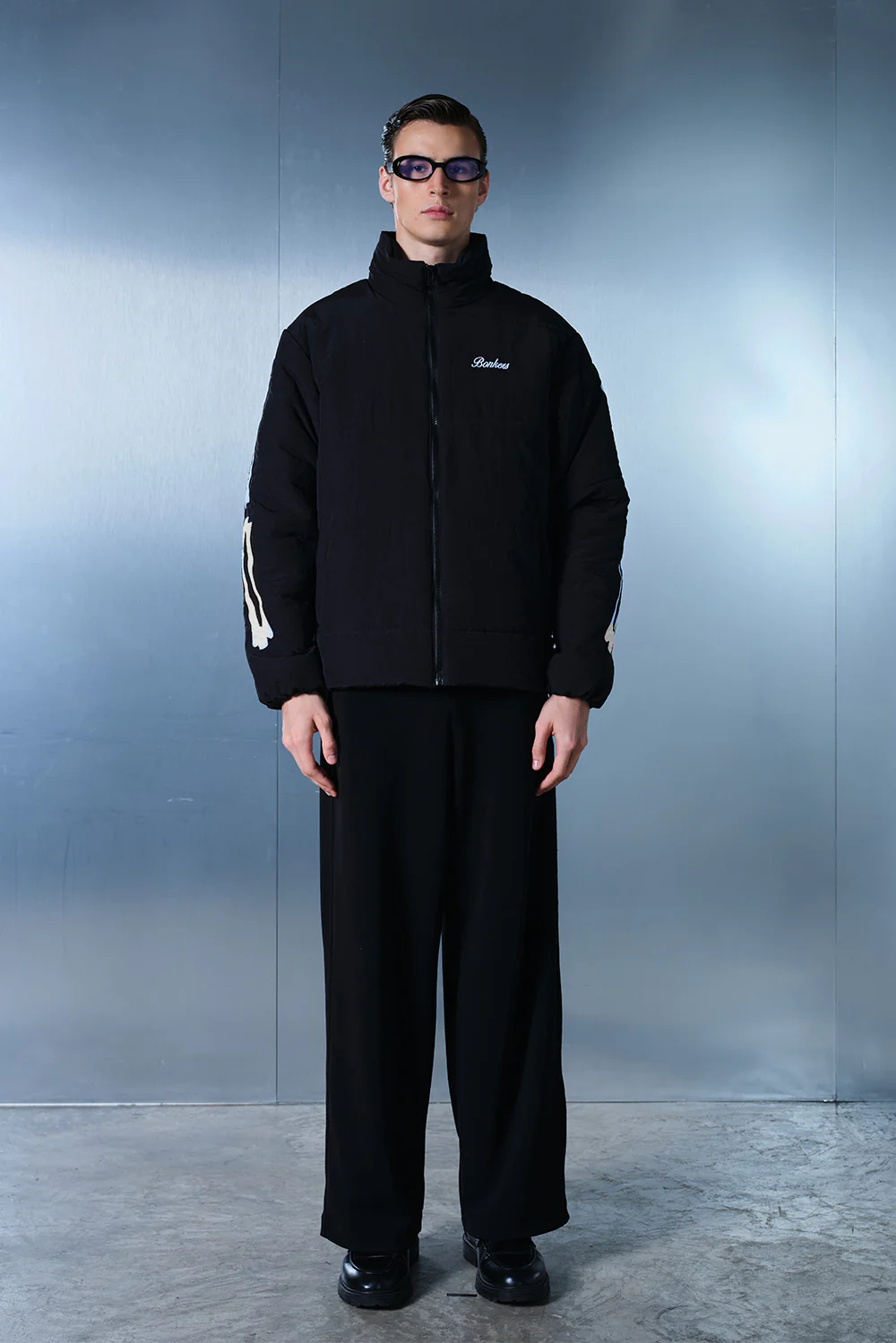 Skeleton Puffer Jacket - Image 7