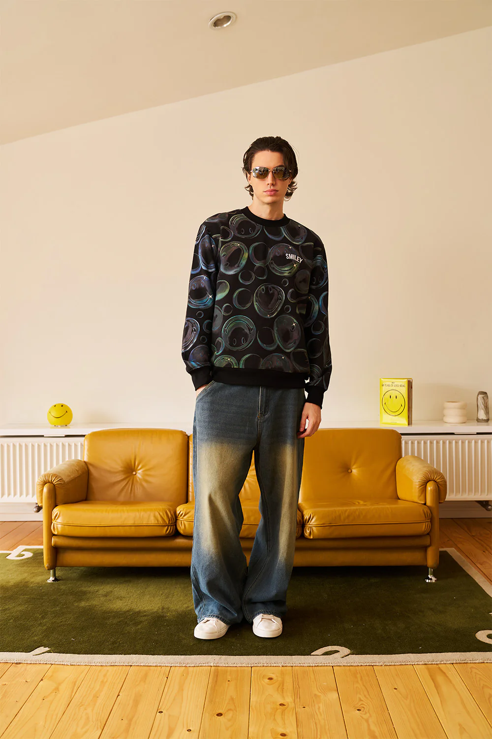Smiley All Over Sweatshirt - Image 4