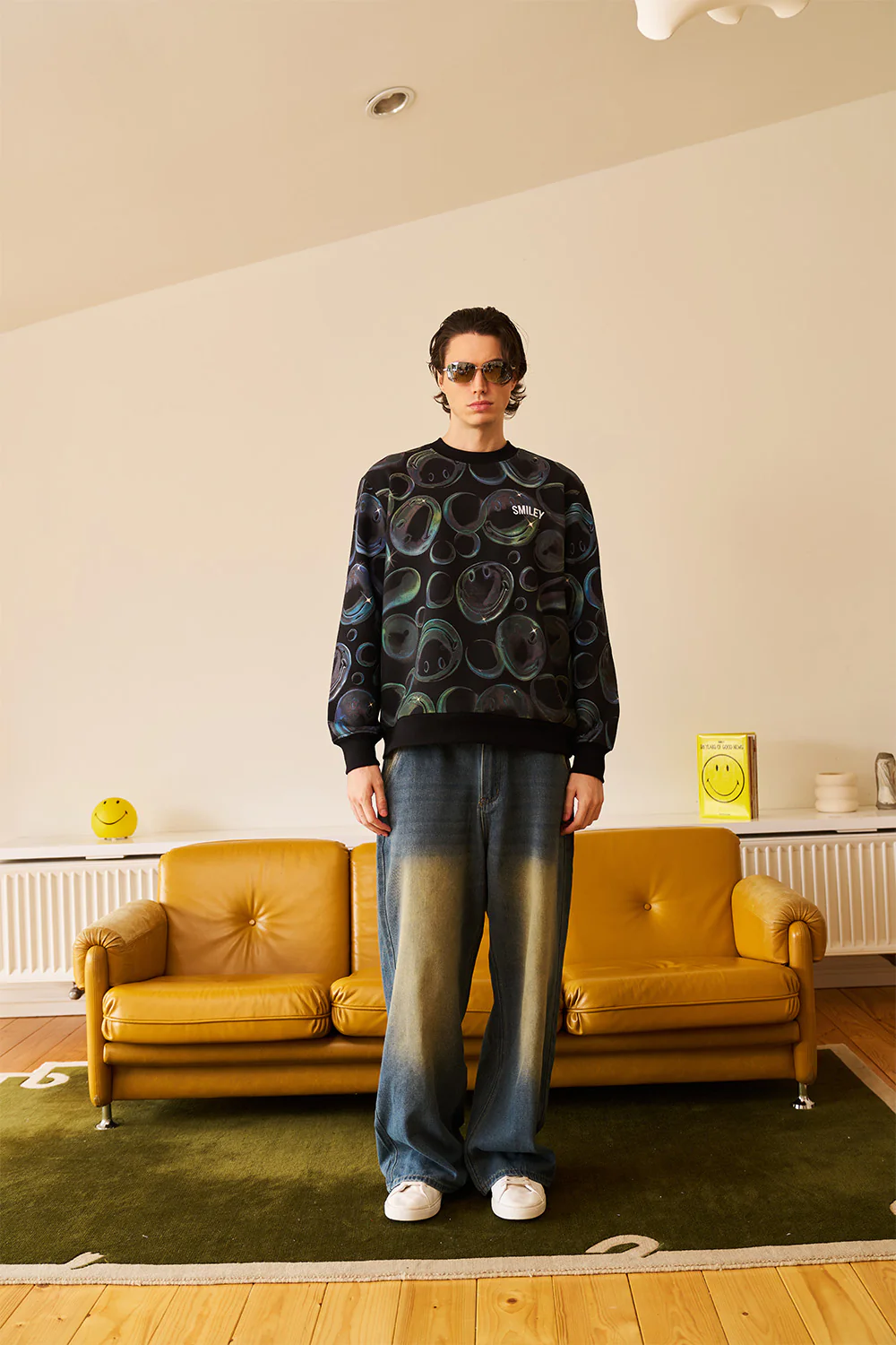 Smiley All Over Sweatshirt - Image 8