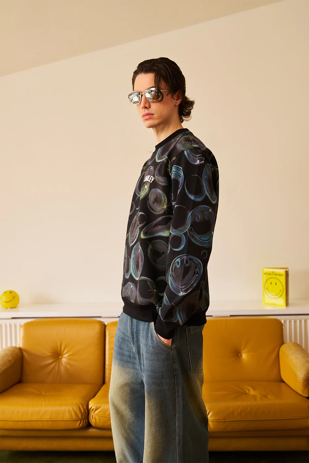 Smiley All Over Sweatshirt - Image 9