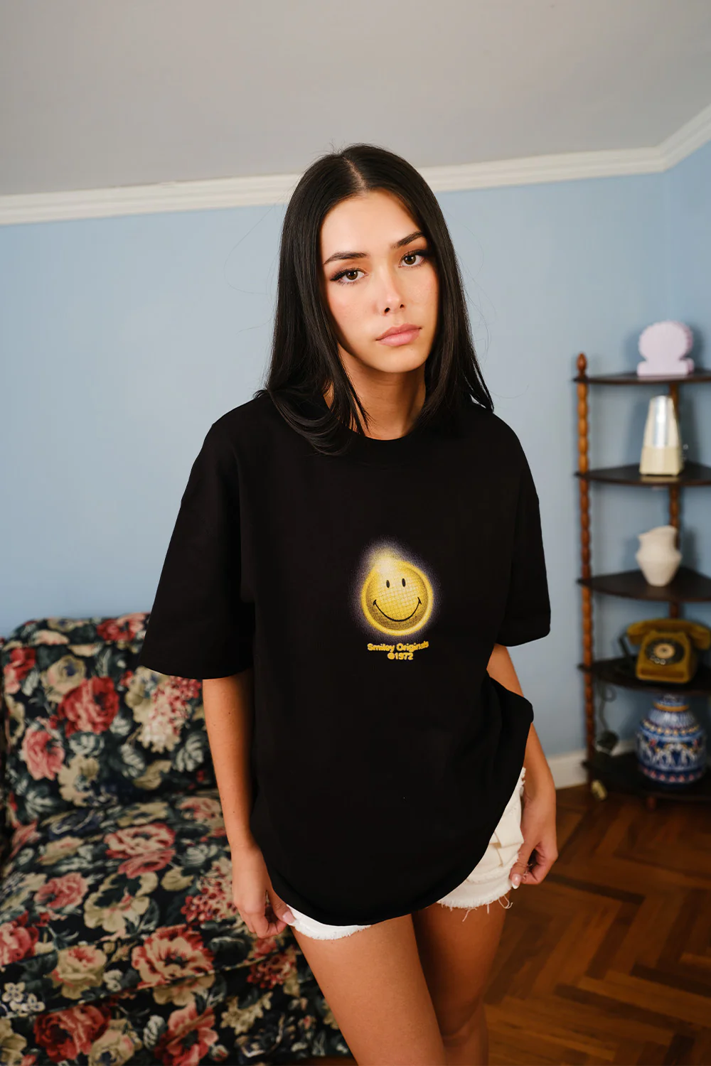 Smiley Lost In The Beat Oversized T-shirt - Image 5