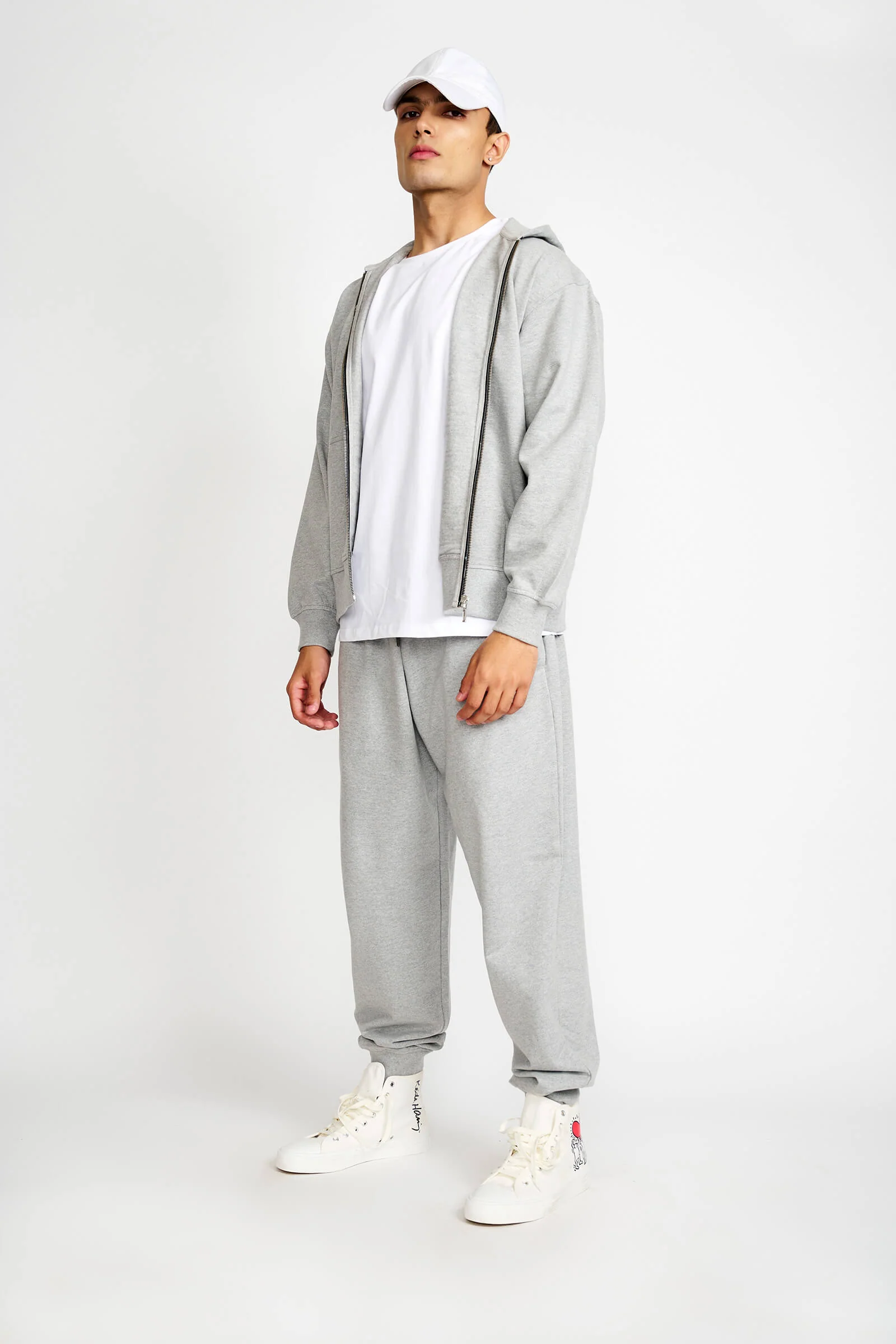 Smokey Grey Melange Zipper - Image 5