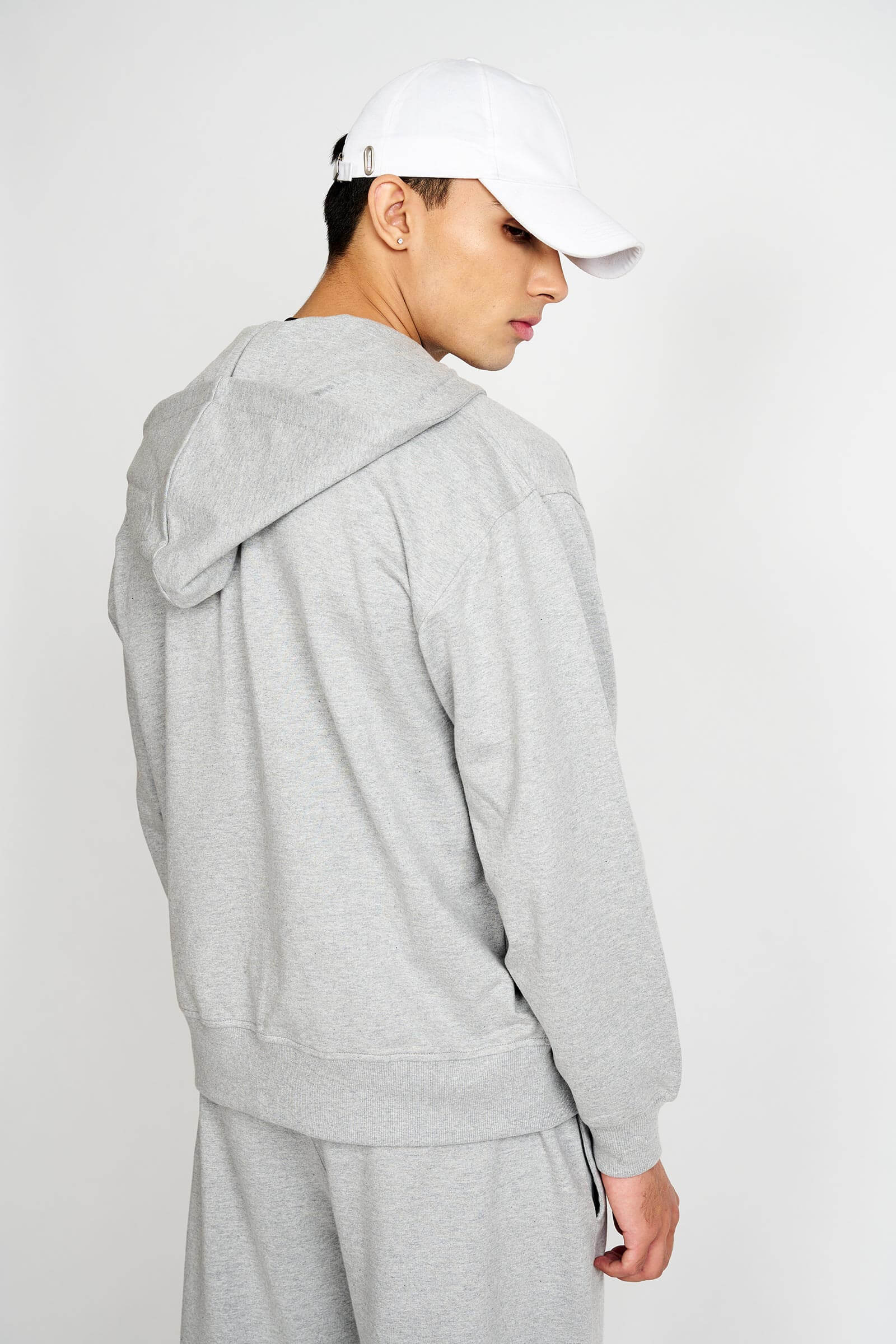 Smokey Grey Melange Zipper - Image 6