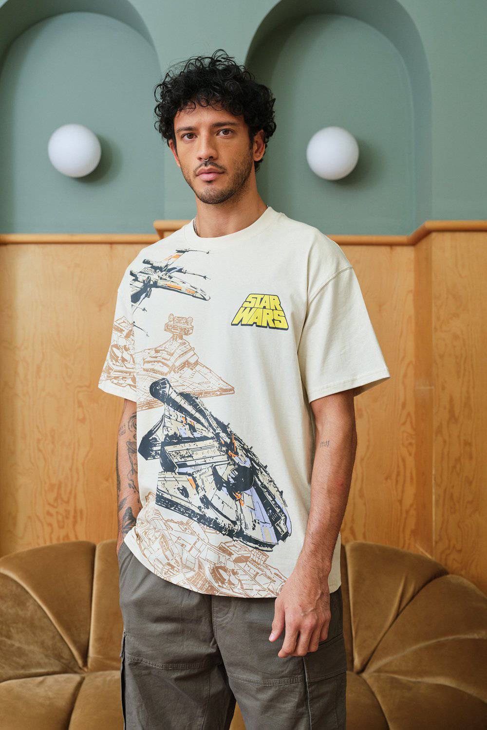 Star War Spacecraft Oversized T-shirt - Image 4