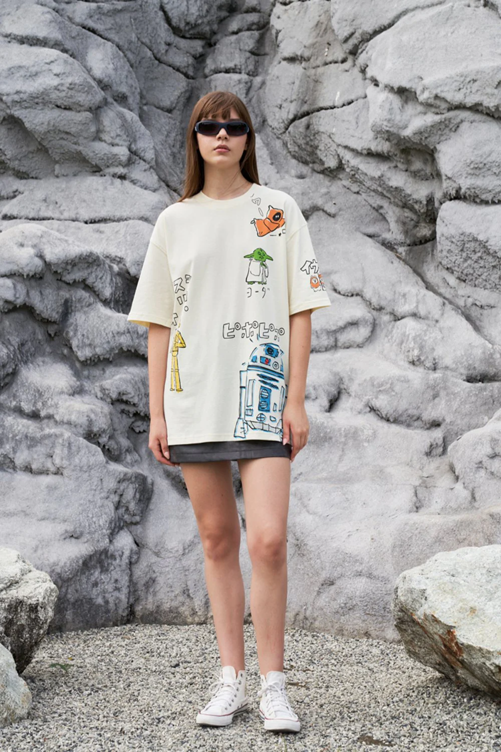 Star Wars Sketch Oversized T-shirt - Image 10