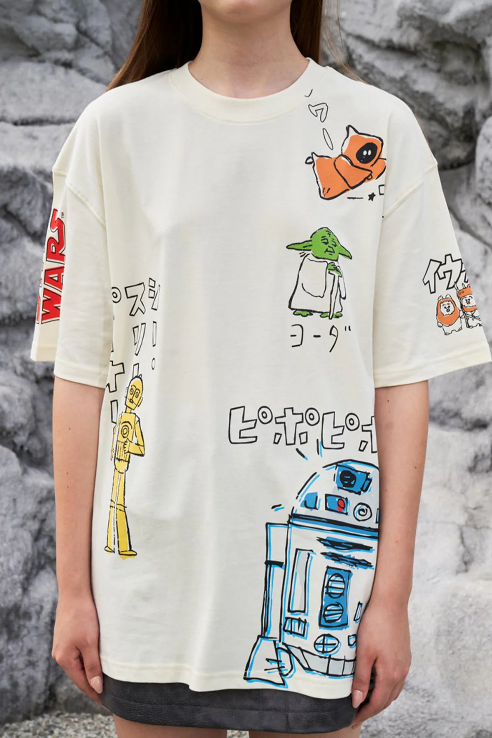 Star Wars Sketch Oversized T-shirt - Image 2