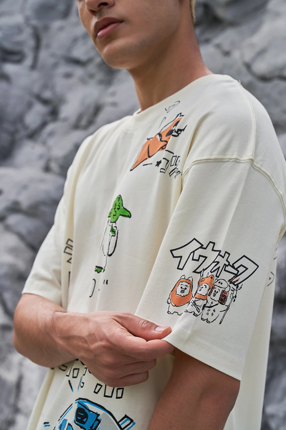 Star Wars Sketch Oversized T-shirt - Image 4