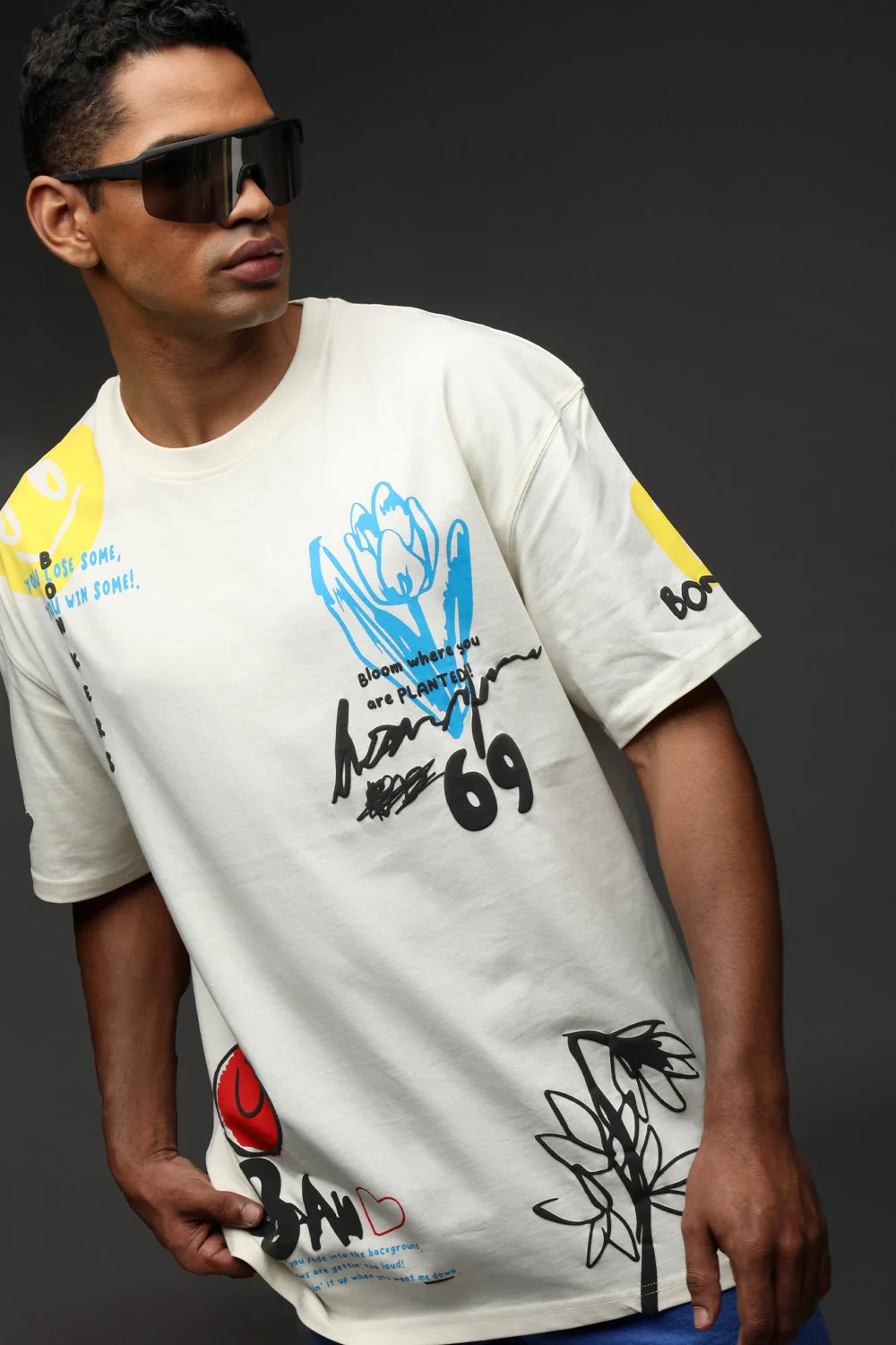 Stay Real Oversized T-shirt - Image 3
