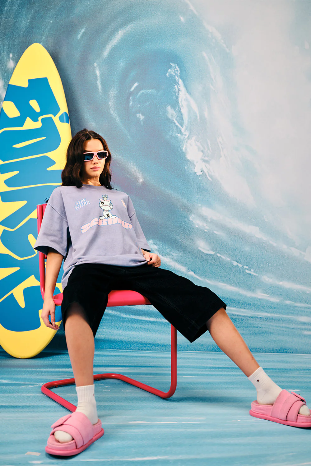 Stay Weird Oversized T-shirt - Image 3
