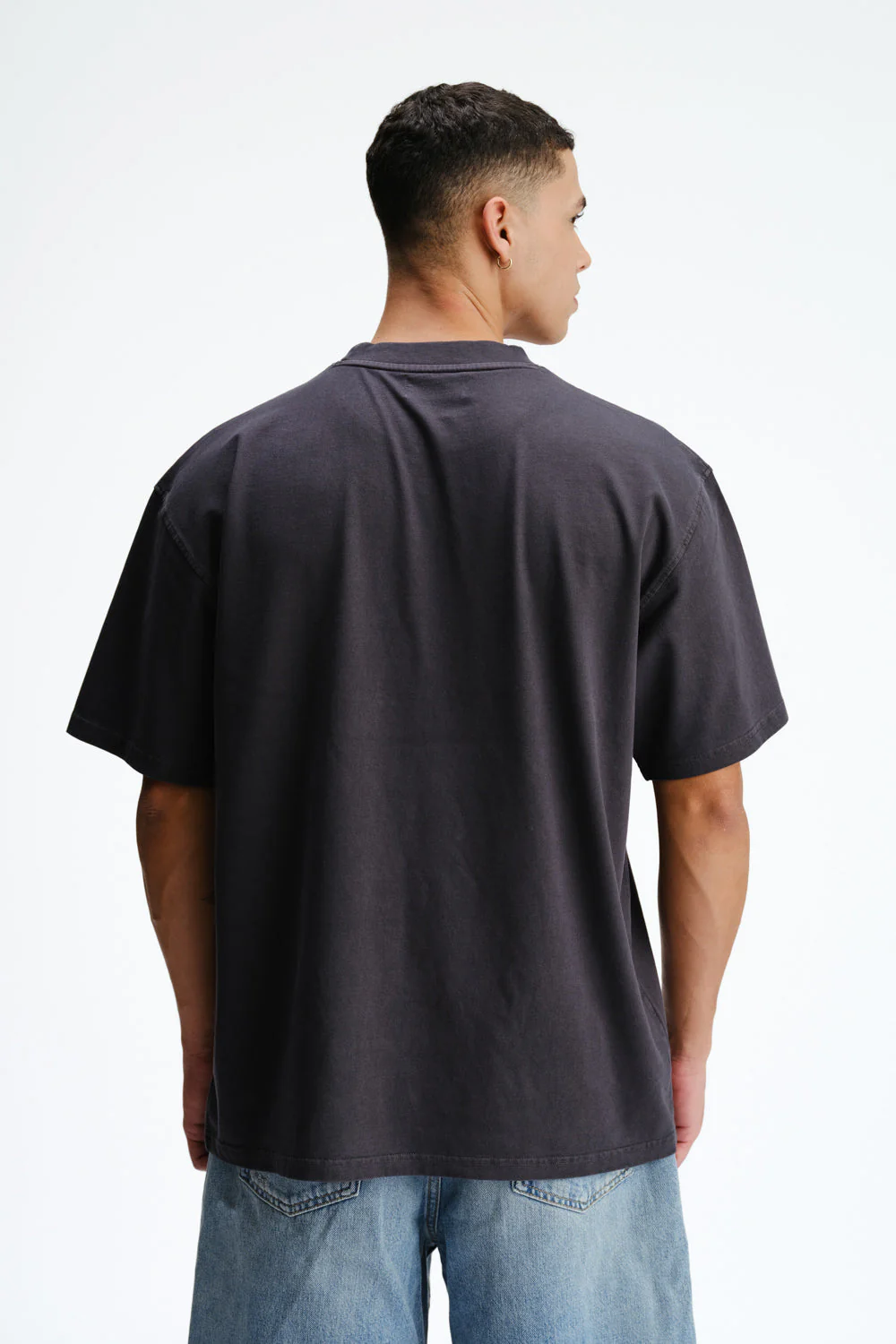 Stone Grey Heavyweight Faded T-shirt - Image 10