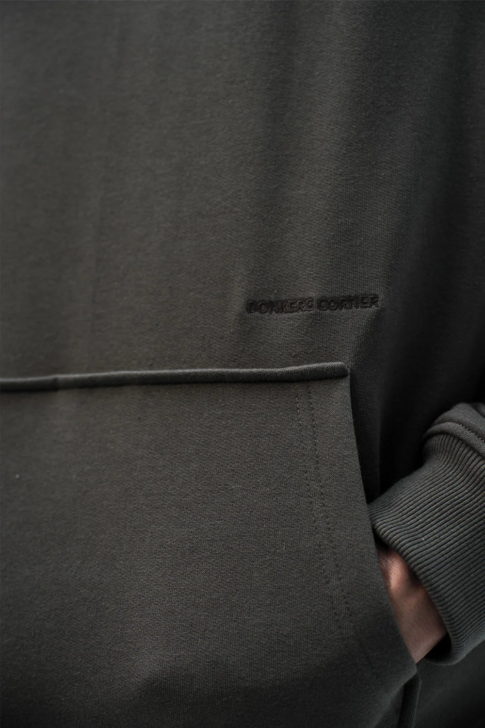 Taupe Wear A Hug Oversized Hoodie - Image 2
