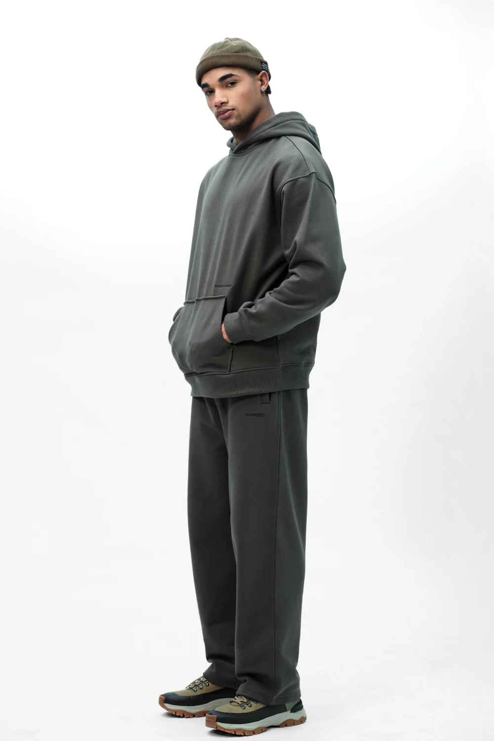 Taupe Wear A Hug Oversized Hoodie - Image 5