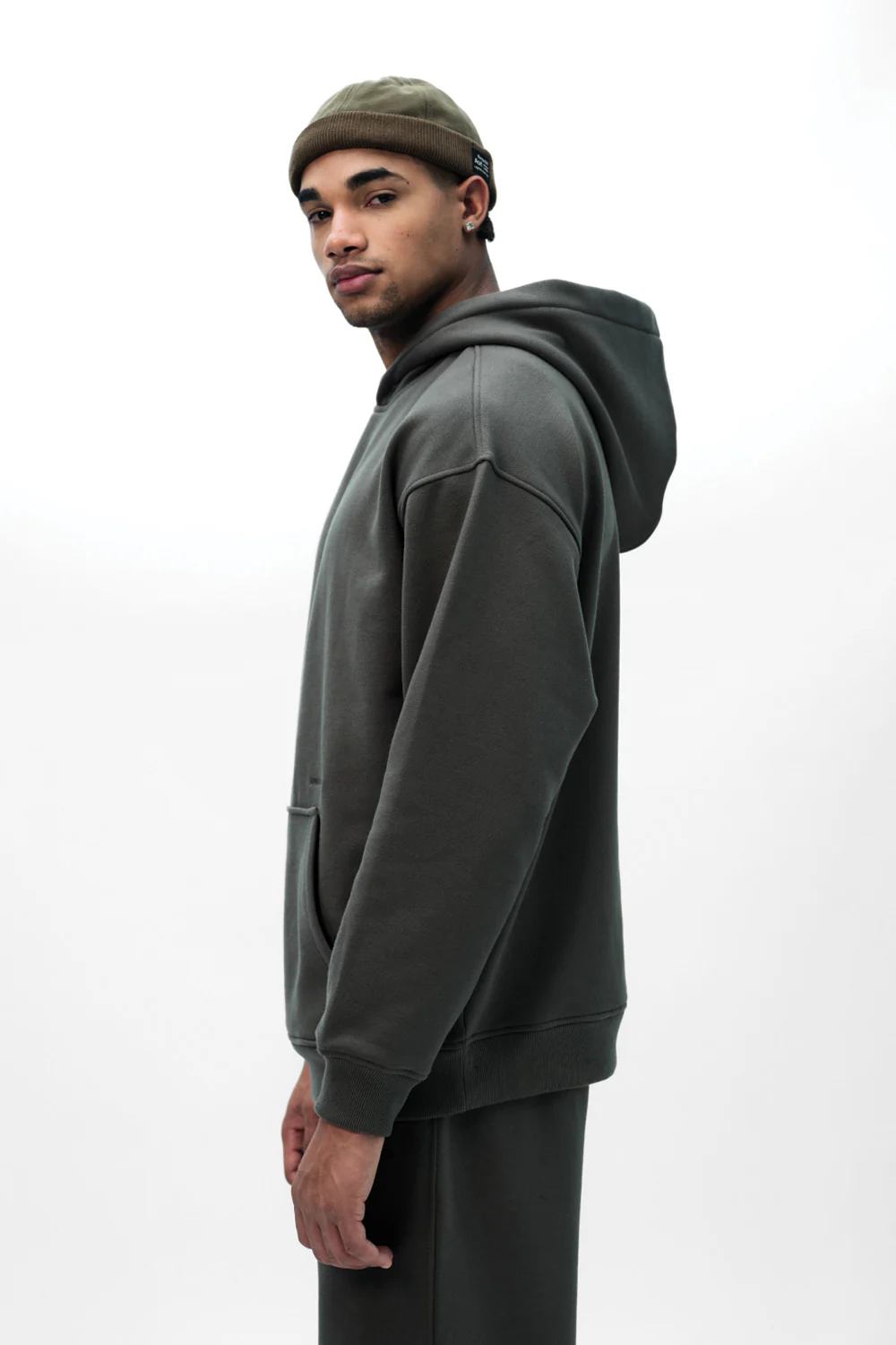 Taupe Wear A Hug Oversized Hoodie - Image 7