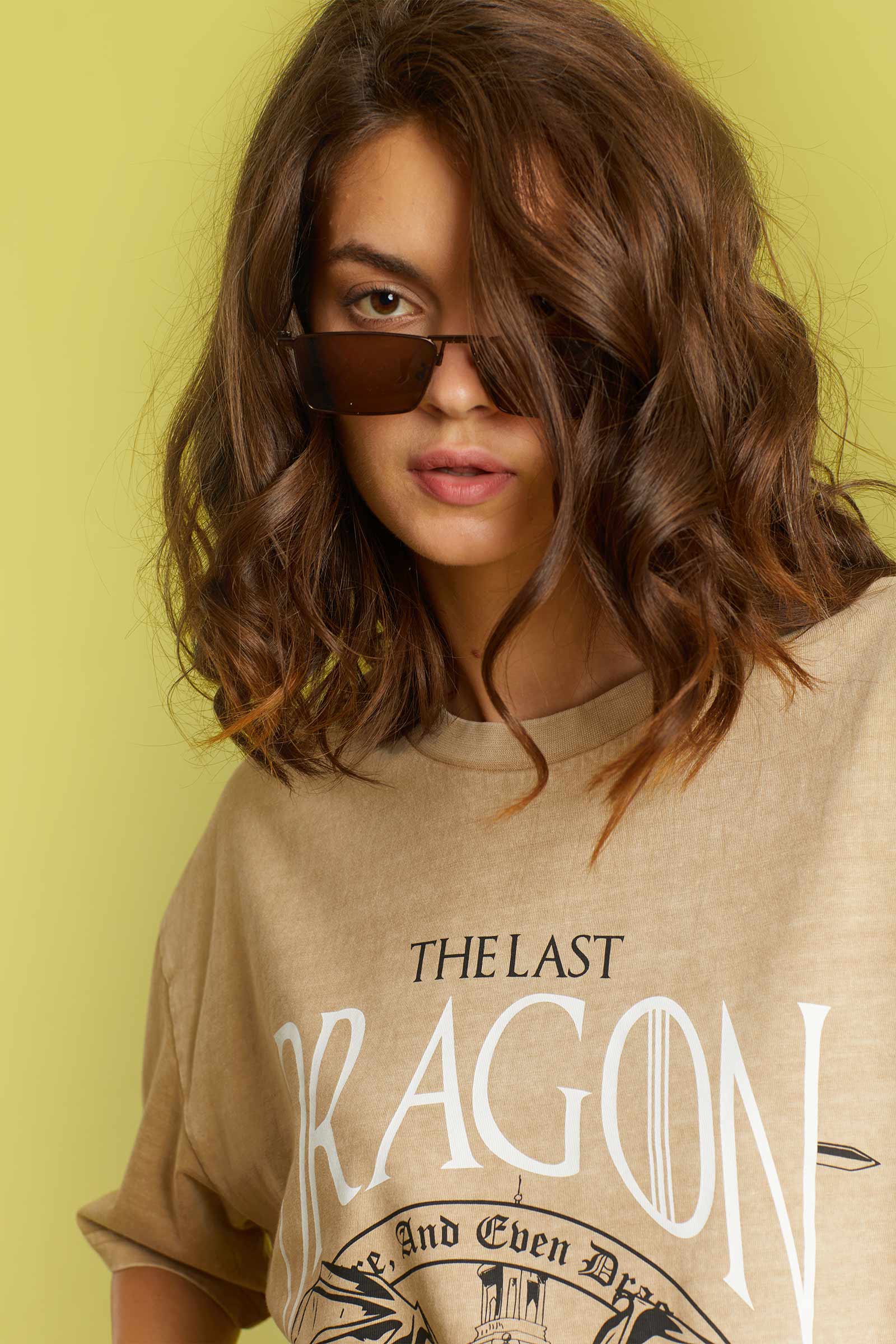 The Last Dragon Faded Effect Oversized T-shirt - Image 3