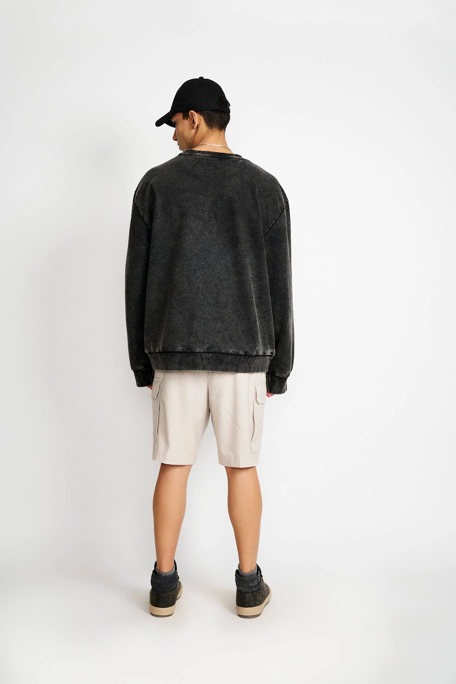 Travis Scott Faded Effect Heavyweight Sweatshirt - Image 6