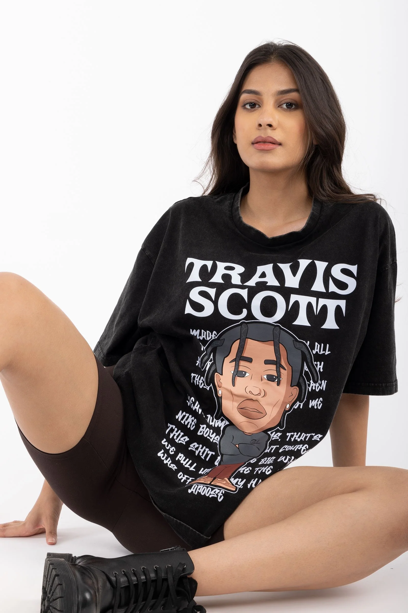 Travis Scott Faded Oversized T-shirt - Image 4
