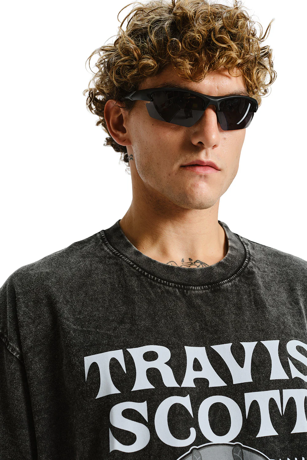 Travis Scott Faded Oversized T-shirt - Image 4