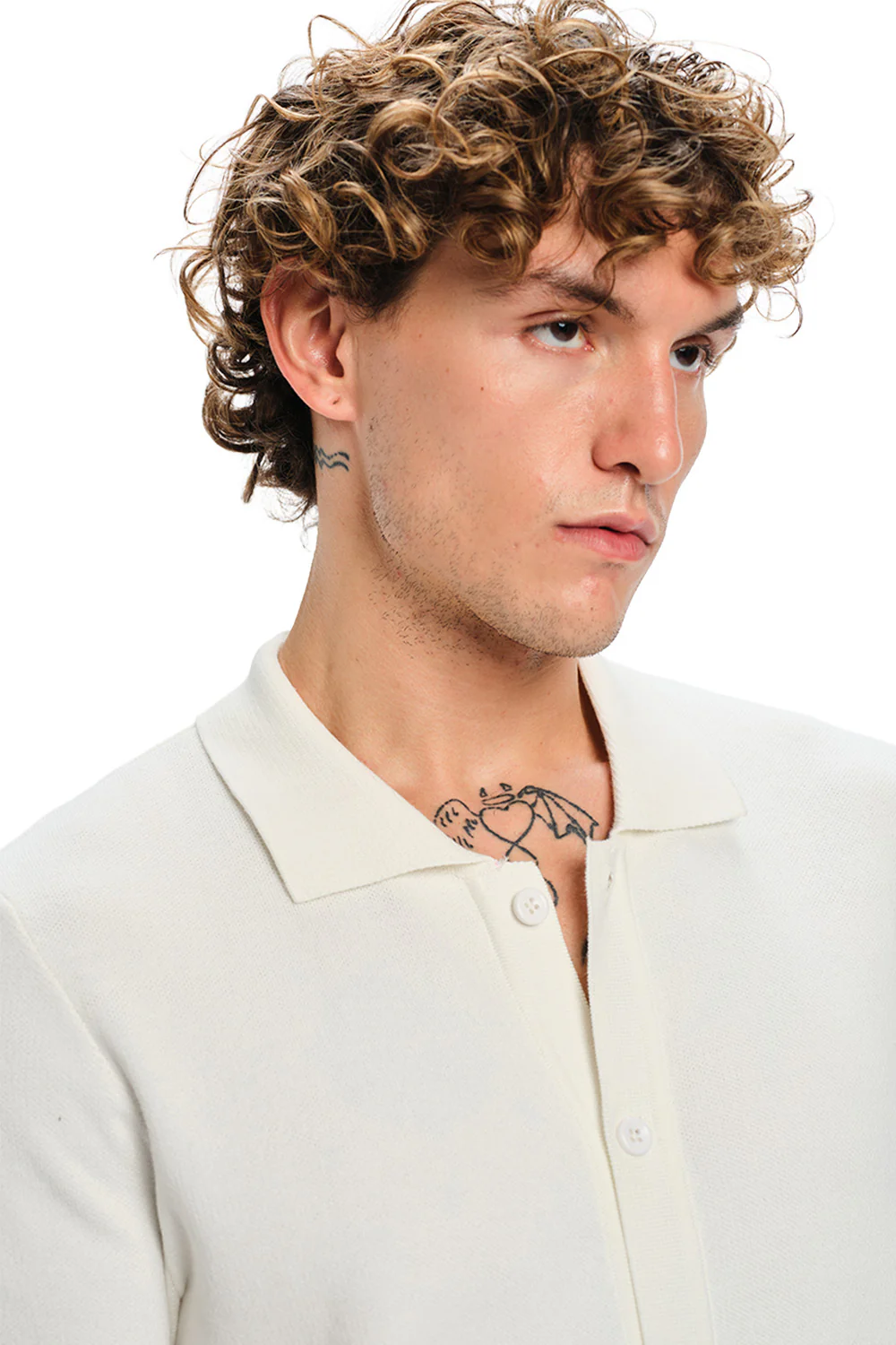 White Knit Shirt - Image 5