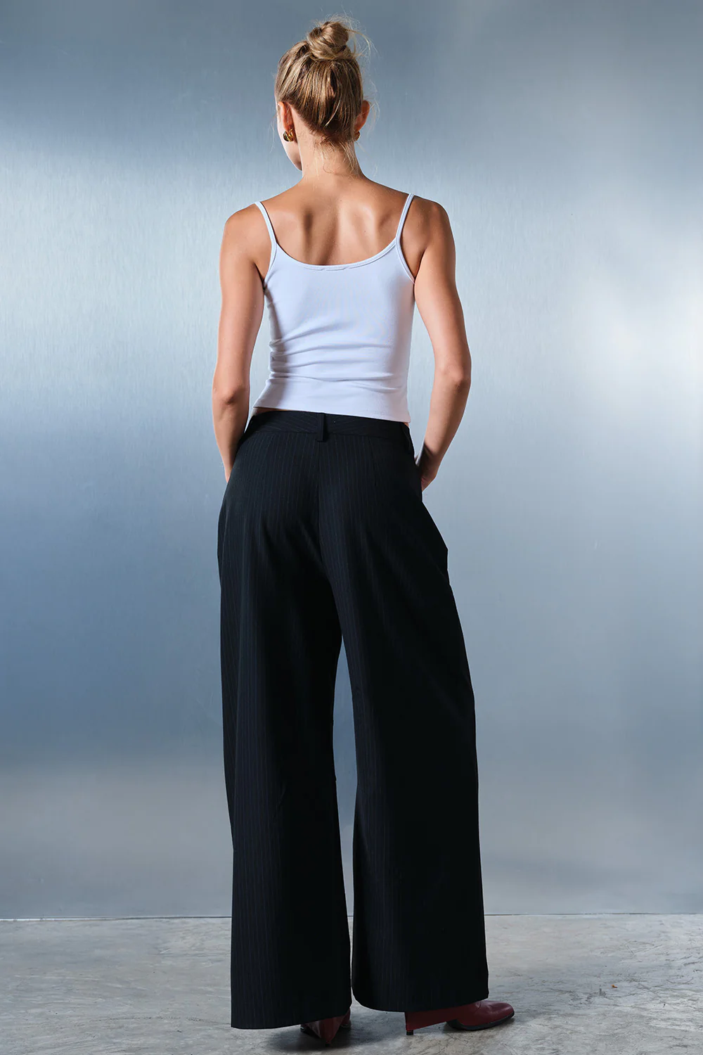 White Modal Strappy Top - Image 6