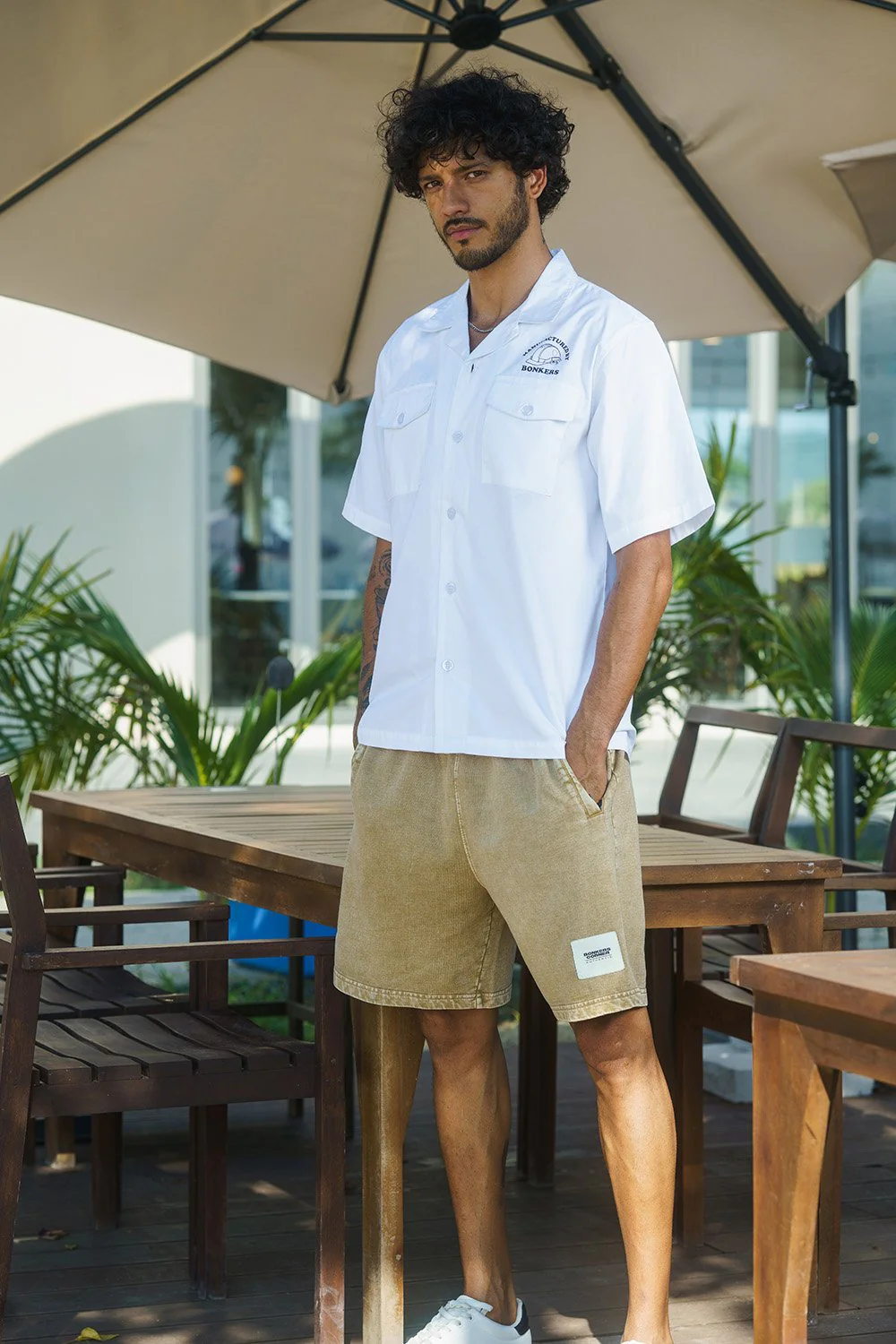 White Utility Heavyweight Shirt - Image 2