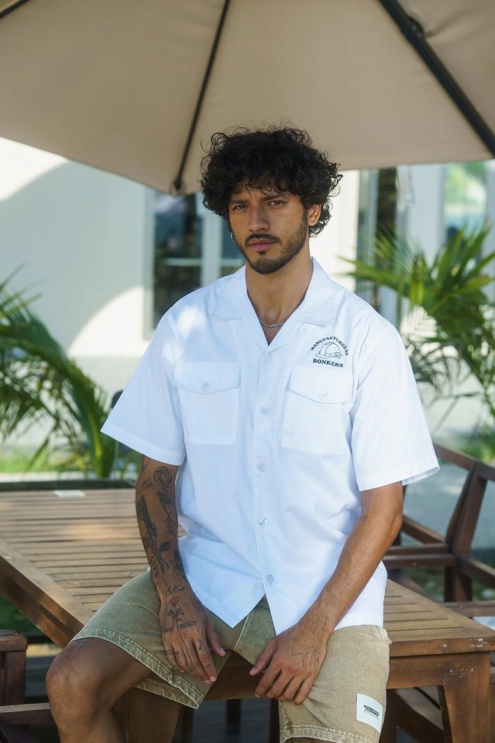 White Utility Heavyweight Shirt - Image 3