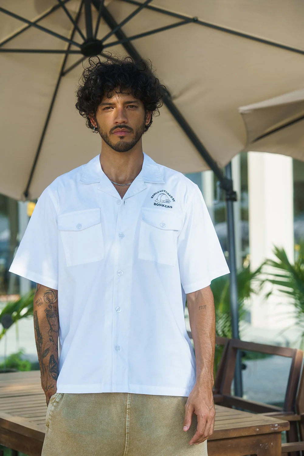 White Utility Heavyweight Shirt - Image 5