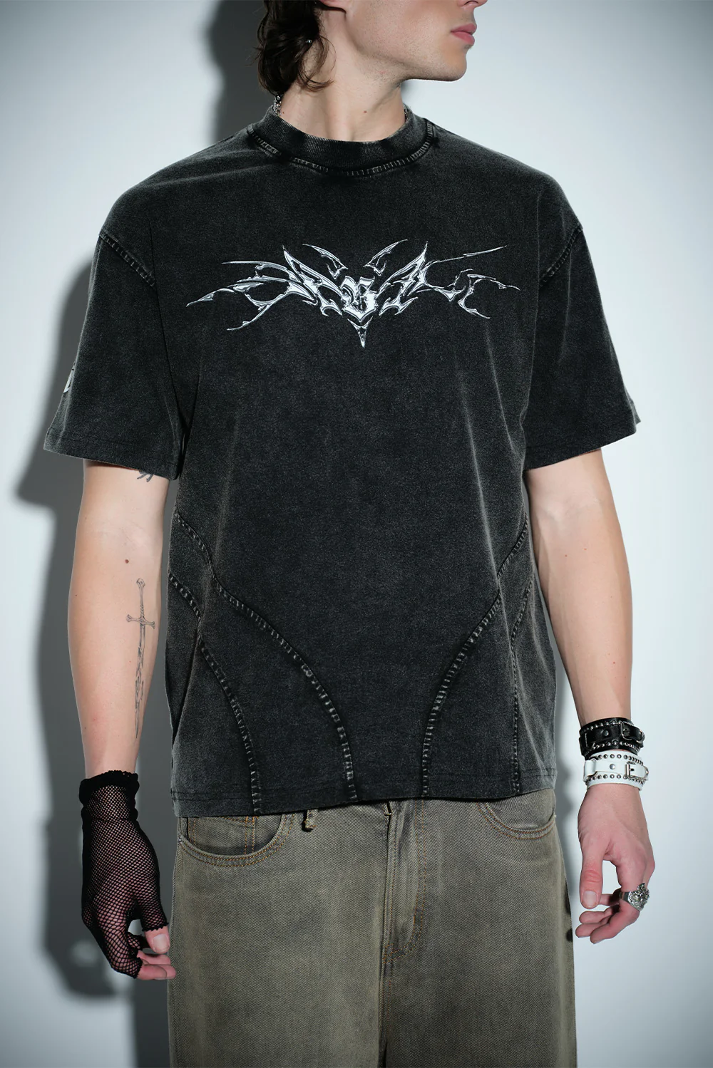 Wired Wrath Oversized T-shirt - Image 4