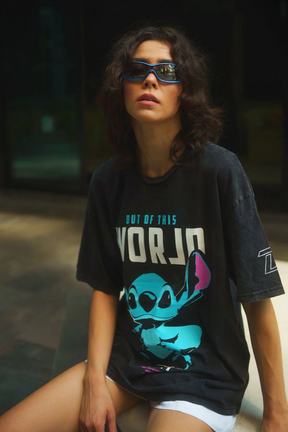 World Of Stitch Oversized T-shirt - Image 2