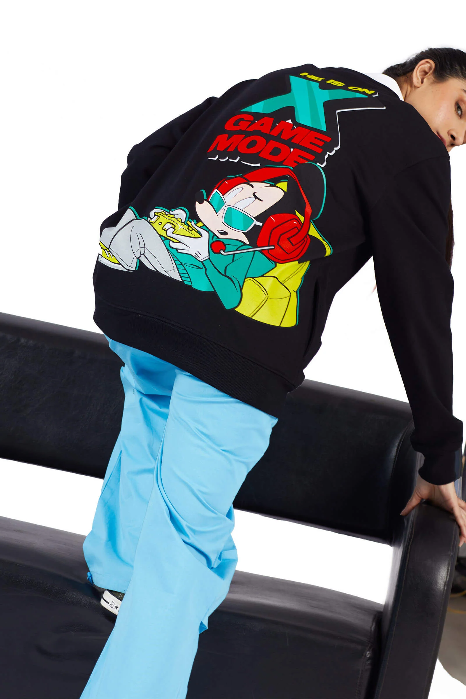 X Game Mode Oversized Sweatshirt - Image 4