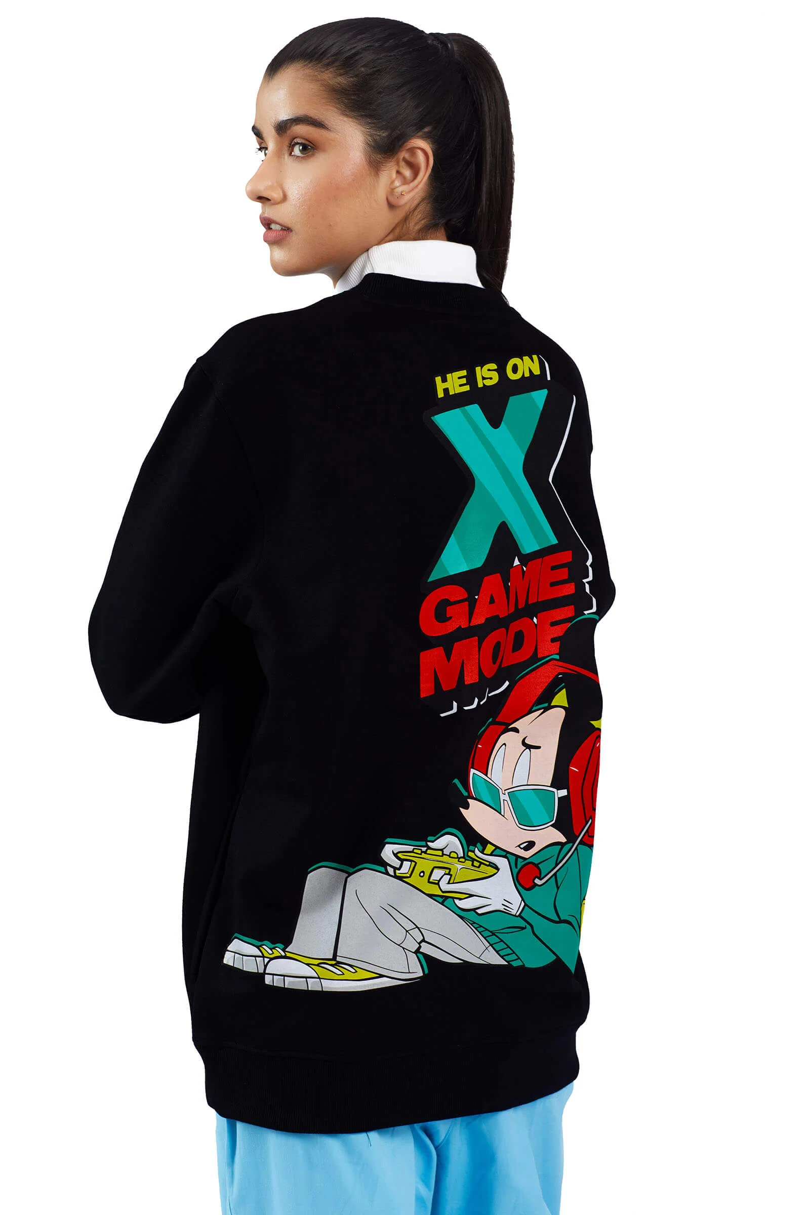 X Game Mode Oversized Sweatshirt - Image 5