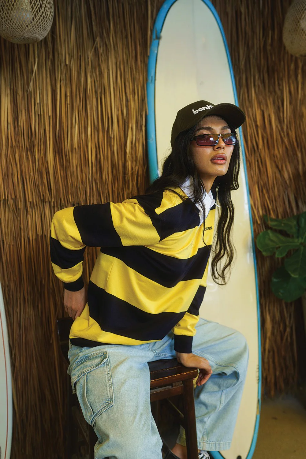 Yellow Stripe Heavyweight Polo - Image 4